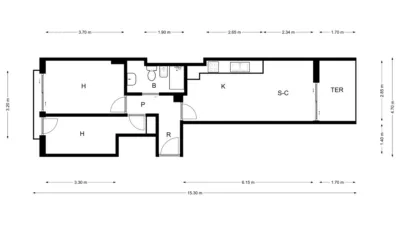 Flat in Ègara photo 2