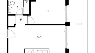 Piso en alquiler en Ègara, Ègara (Distrito Sant Pere Nord-Ègara. Terrassa) de 596 €<span>/mes</span>