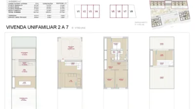 Casa adosada en venta en Rúa da Torreira, 2, Campus Norte-San Caetano (Santiago de Compostela) de 369.000 €