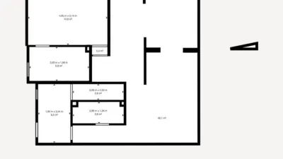 Casa adosada en venta en Calle Helechosa de los Montes, Guadiana de 105.000 €