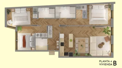 Piso en venta en Calle del Arenal, 88, Centro-Areal (Distrito Casco Urbano. Vigo) de 650.000 €