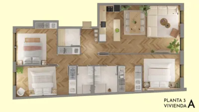 Piso en venta en Calle del Arenal, 88, Centro-Areal (Distrito Casco Urbano. Vigo) de 650.000 €