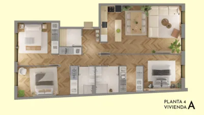 Piso en venta en Calle del Arenal, 88, Centro-Areal (Distrito Casco Urbano. Vigo) de 650.000 €