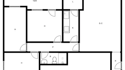Flat in Centre photo 3