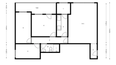 Flat in Centre photo 5