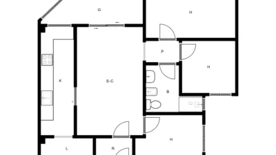 Apartment in Centre photo 3
