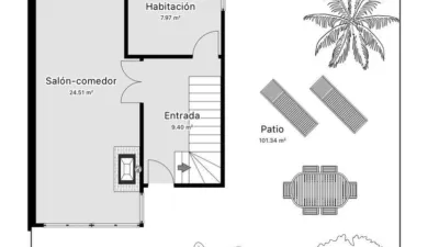 Casa pareada en venta en Calle Andrés Segovia, 33, cerca de Calle Agustín Lara, Zaidín-Vergeles (Distrito Zaidín. Granada Capital) de 595.000 €