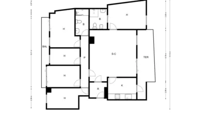 Apartment in Ca n'Aurell photo 2