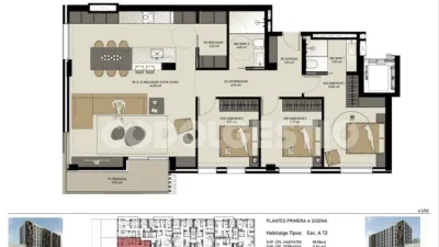 Flat on Carrer del Mossèn Josep Gudiol photo 12