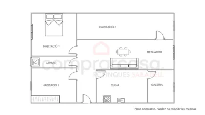 Piso en venta en Les Termes, Les Termes (Sabadell) de 149.900 €