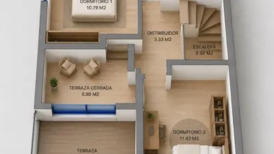 Terraced house in Zeniamar-Horizonte-La Campana photo 40