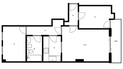 Apartment in Centre photo 3