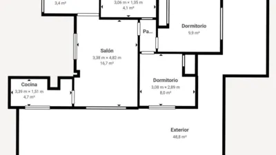 Top floor apartment in Vega de Granada, Northwest Zone photo 31