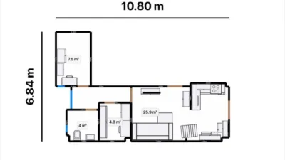 Penthouse on Calle de la Reina photo 42