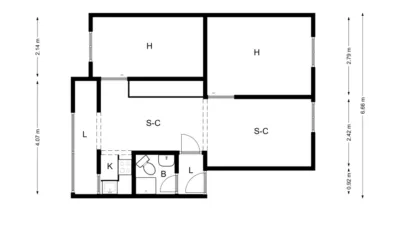 Apartment in Centre photo 2