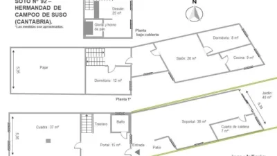 Casa en venta en Poblado Soto, 92, Barrio (Hermandad de Campoo de Suso) de 53.100 €