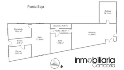 Casa en venta en Barrio de Bostronizo, 45, cerca de Carretera de San Juan Roicedo, Arenas de Iguña de 160.000 €