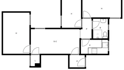 Flat in Centre photo 27