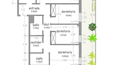 Piso en venta en Calle del Ingeniero Vargas Machuca, Casería de Ossio-San Carlos (San Fernando) de 355.000 €
