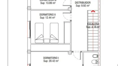 Semi-detached house on Calle 4P, Calle Fandango photo 25