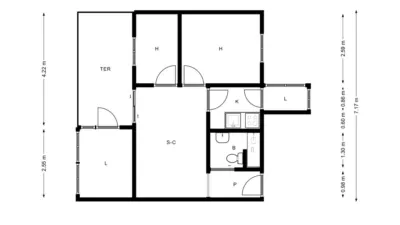 Apartment in El Mas Ratés-La Montserratina-El Ginestar photo 39