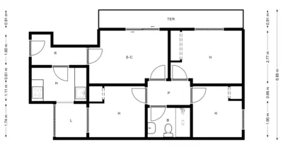 Apartment in Centre photo 35