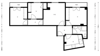 Apartment in Centre photo 37