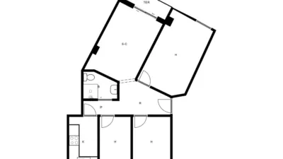 Apartment in Centre photo 34