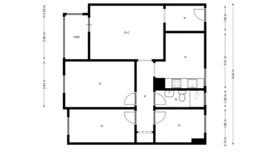 Apartment in Centre photo 42
