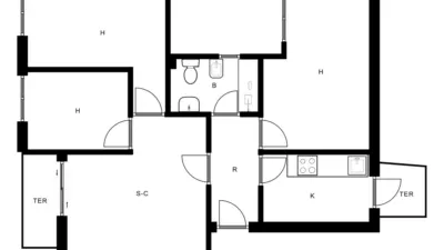 Apartment in Centre photo 26