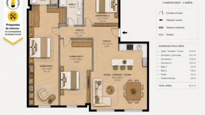 Apartment on Avenida de Carlos VII photo 28