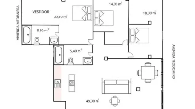 Piso en venta en Carrer de la Taronja, Núcleo Urbano (Orihuela) de 255.000 €