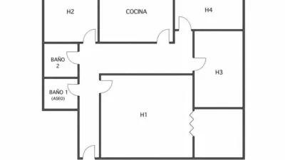 Habitación en alquiler en Calle de Tabarca, Carolinas (Distrito Pla-Carolinas. Alicante - Alacant) de 475 €<span>/mes</span>