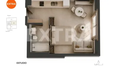 Studio for sale in Calle de la Huerta del Obispo photo 13