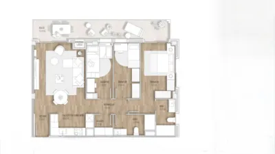 Attic in Carrer de Martorell photo 46