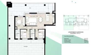 Apartment in Los Narejos-Punta Calera photo 35
