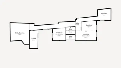 Piso en venta en Calle de Cleriguech, San Lorenzo (Huesca Capital) de 223.000 €