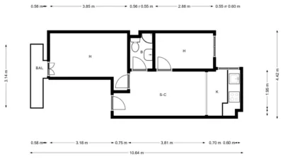 Flat in Pradolongo photo 46