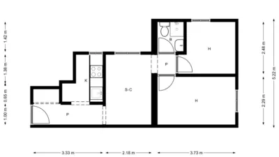 Flat in Moscardó photo 30