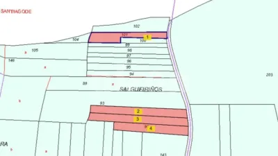 Terreno en venta en Rúa de Mallou - Vista 2