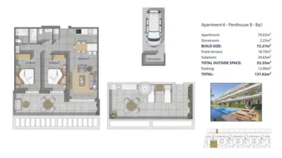 Penthouse in Los Narejos-Punta Calera photo 13
