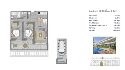 Apartment in Los Narejos-Punta Calera photo 13