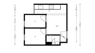 Apartment in Verdun photo 27