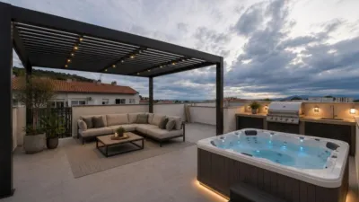 Penthouse on Carrer de Viena photo 2