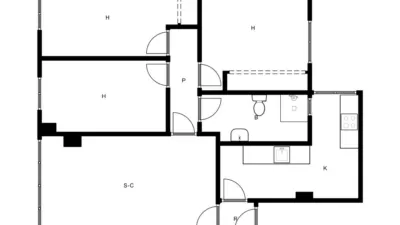 Apartment in Centre photo 32
