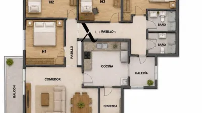 Apartment on Avenida Juan Carlos I photo 37