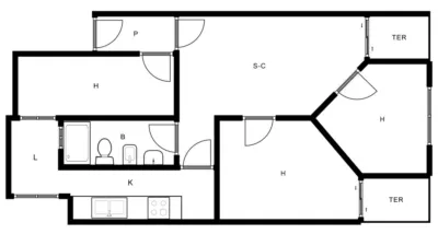 Flat in Centre-Can Mariner photo 25