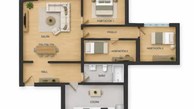 Apartment in Cuatro Caminos photo 32