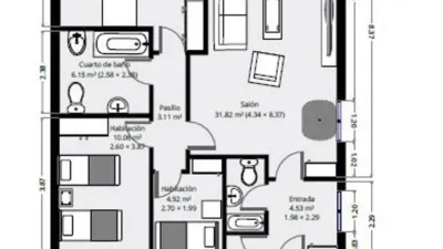 Piso en alquiler en Avenida del Mediterráneo, cerca de Calle de Federico Moreno Torroba - Imagen 37