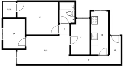 Flat in Centre-Can Mariner photo 3